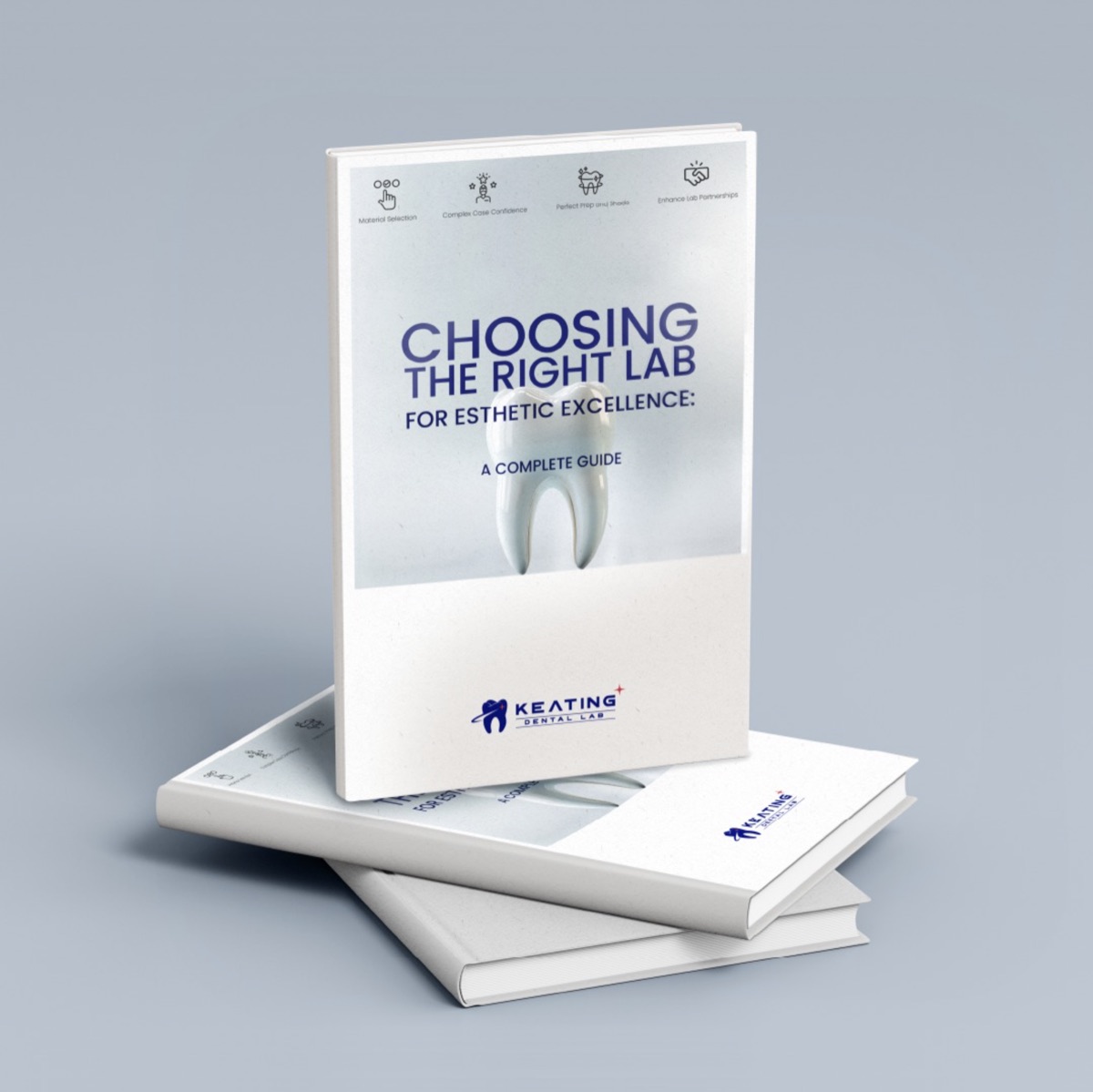 Keating Dental Lab ebook promotion social post