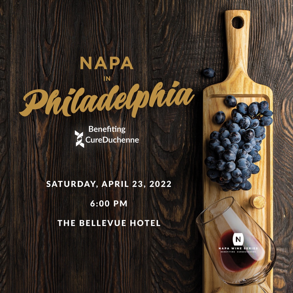 Napa in Philadelphia wine event social post